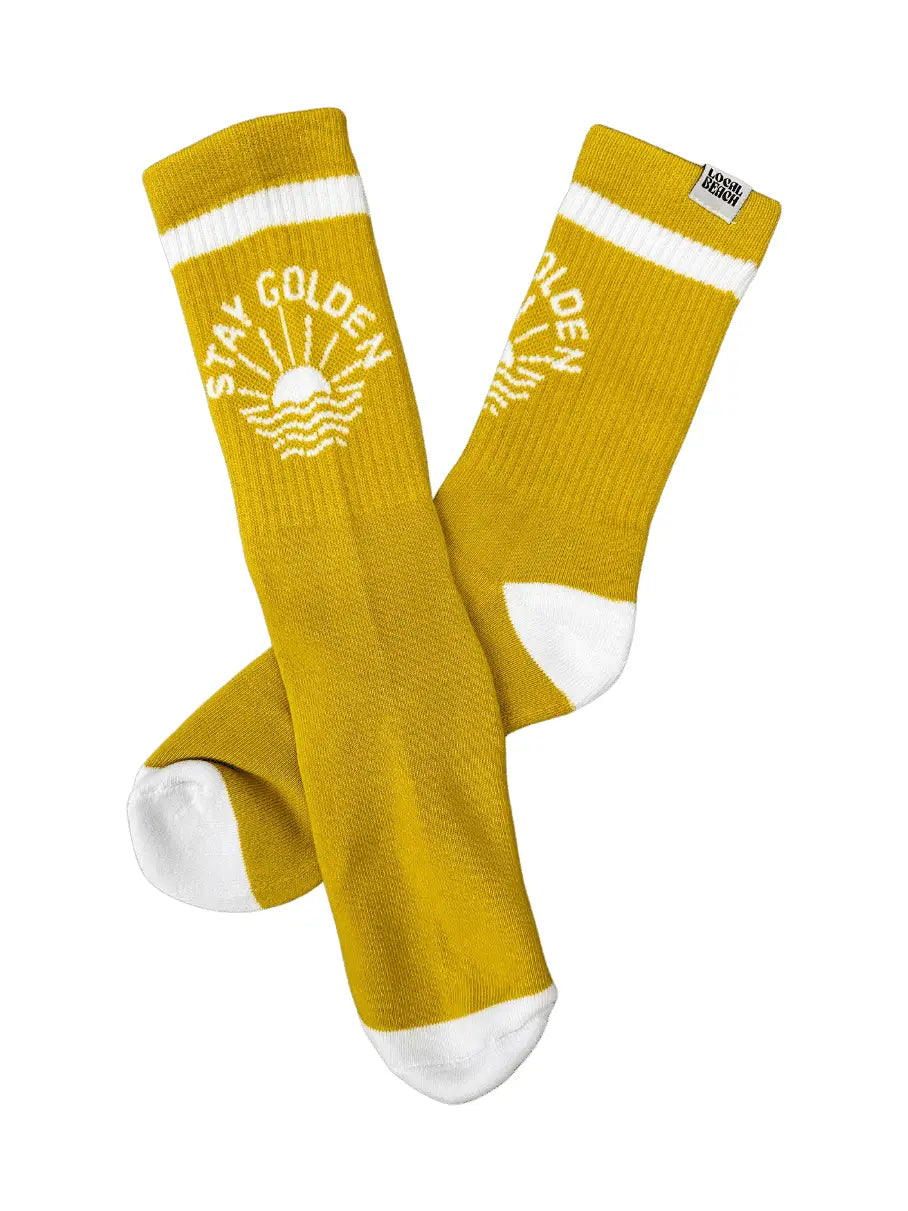 Crew Socks || Stay Golden
