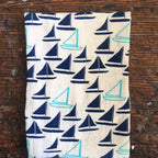 Sailboats Tea Towel