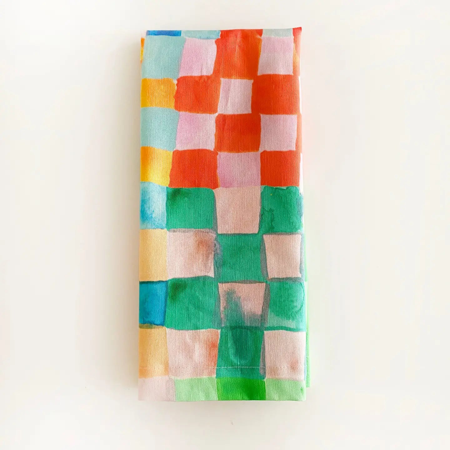 Tea Towel || Pastel Checkerland