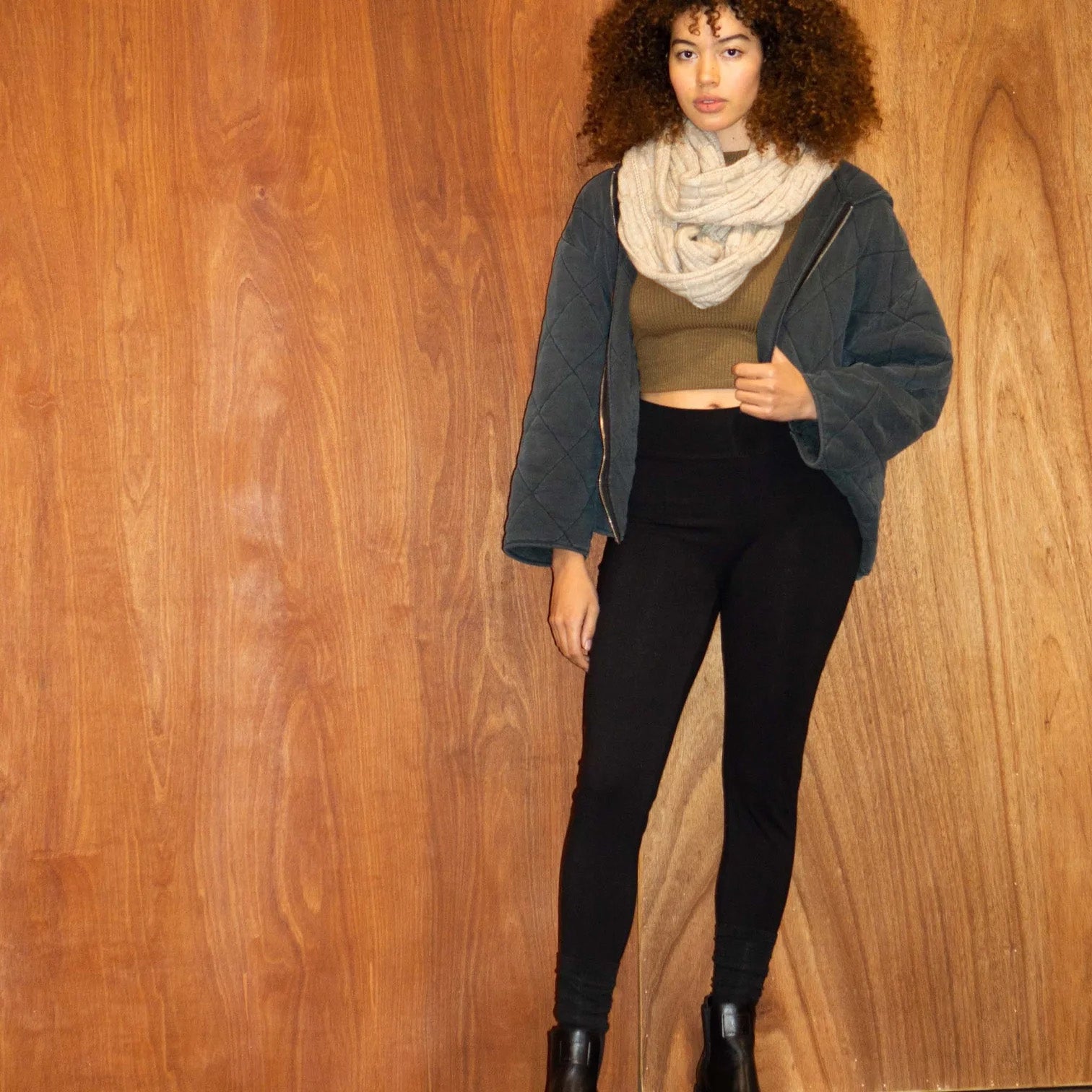 High Rise Cotton Leggings || Best Black || FINAL SALE