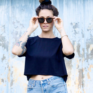 Anai Crop || Black