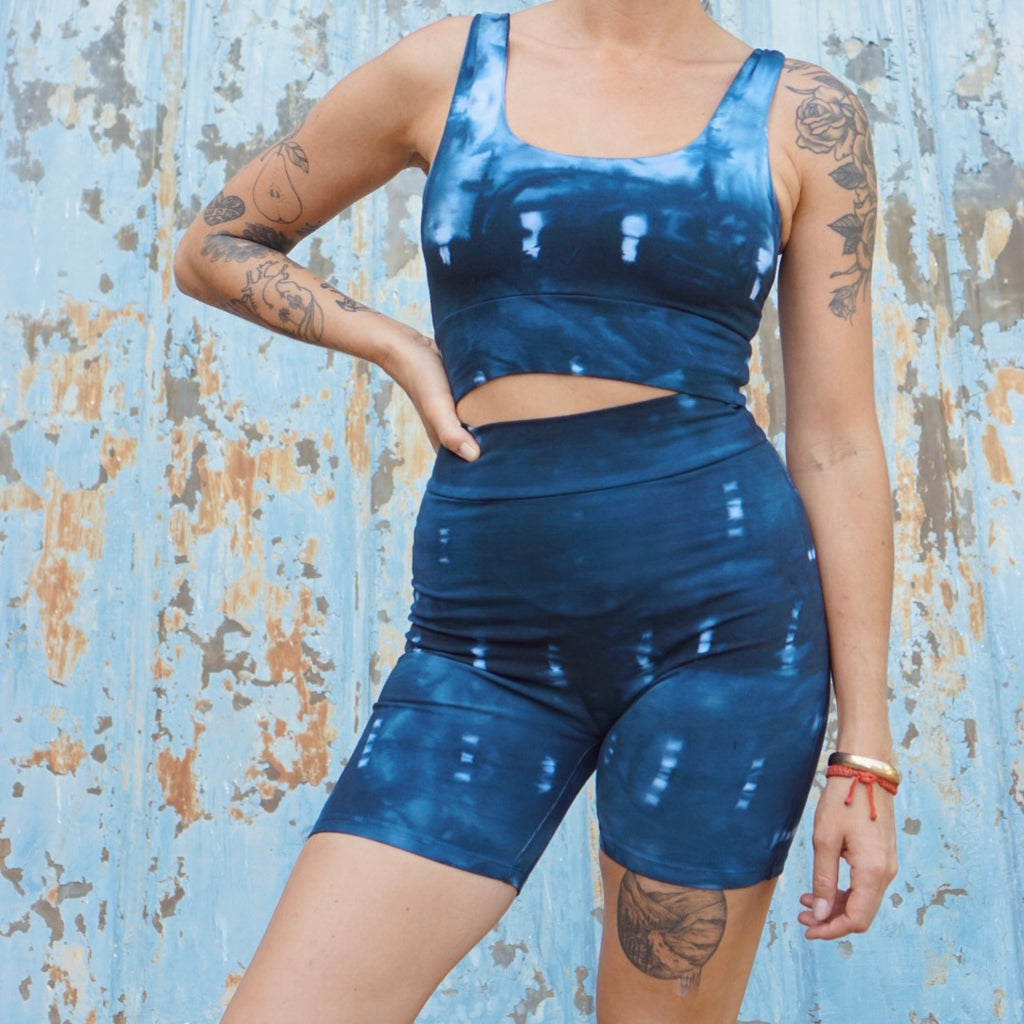 Bike Short || Nirvana || Blue Black