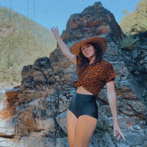 Anai Drop Hem || Leopard