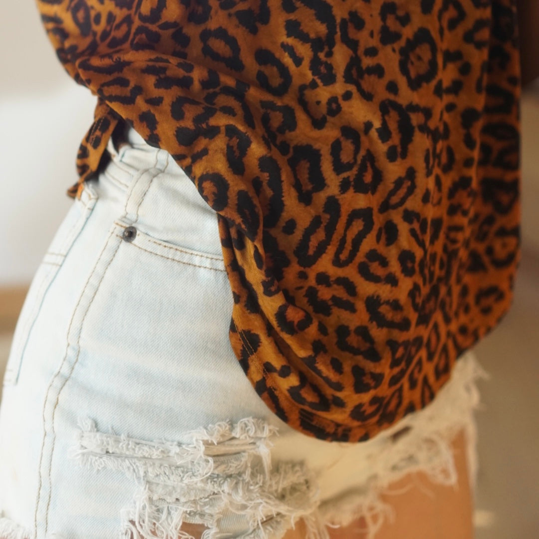 Anai Drop Hem || Leopard