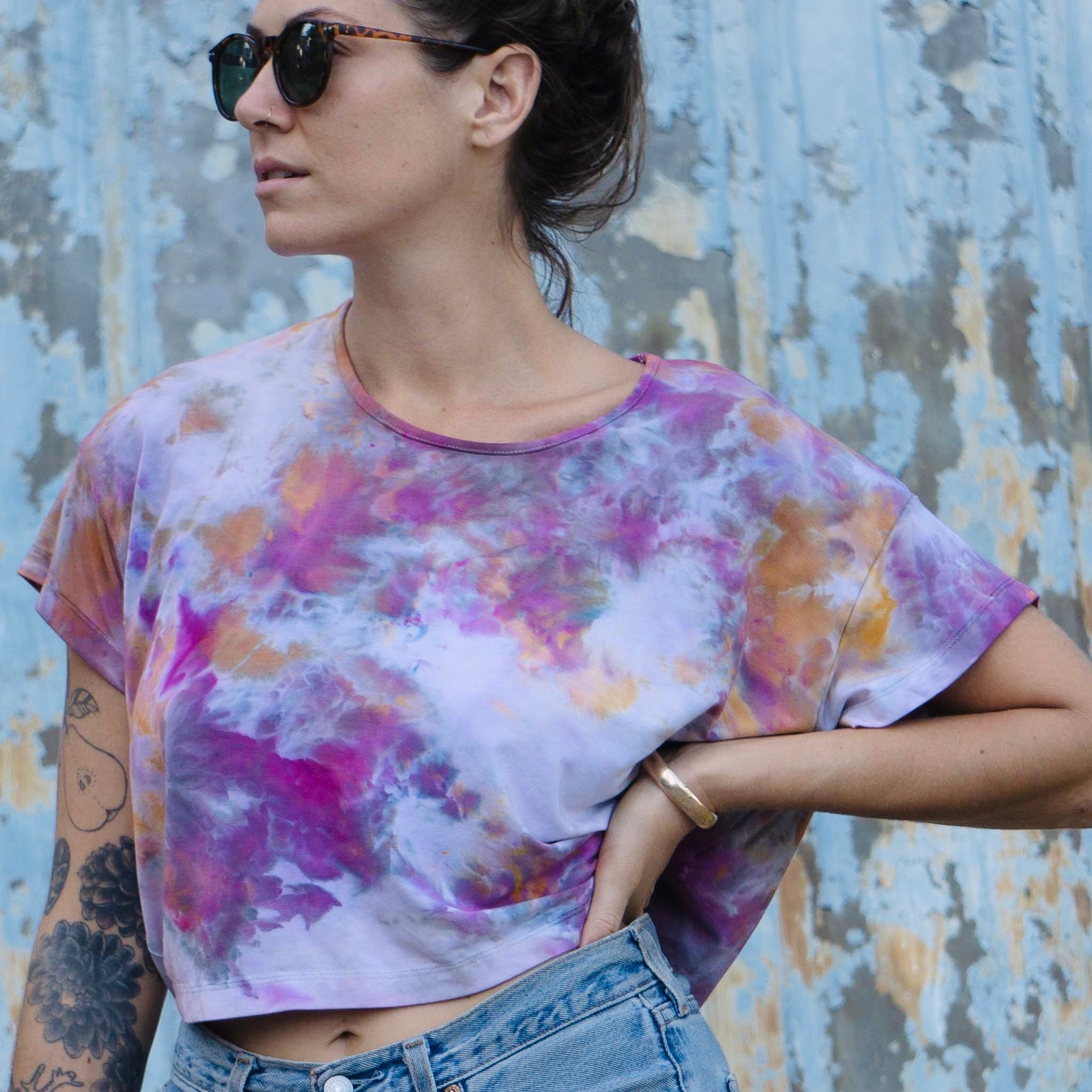 Anai Crop || Ice Dye || Superbloom
