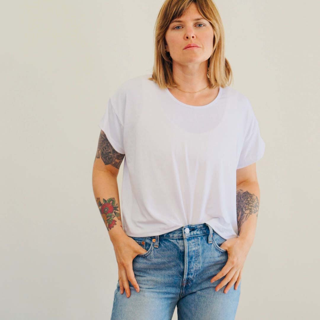 Anai Crop || White
