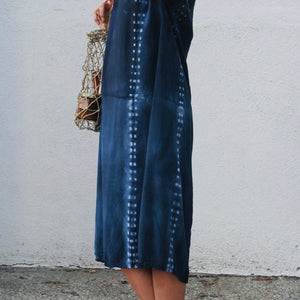 Market Dress || Blue Black