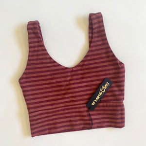 Crop Tank || Madrone Stripe