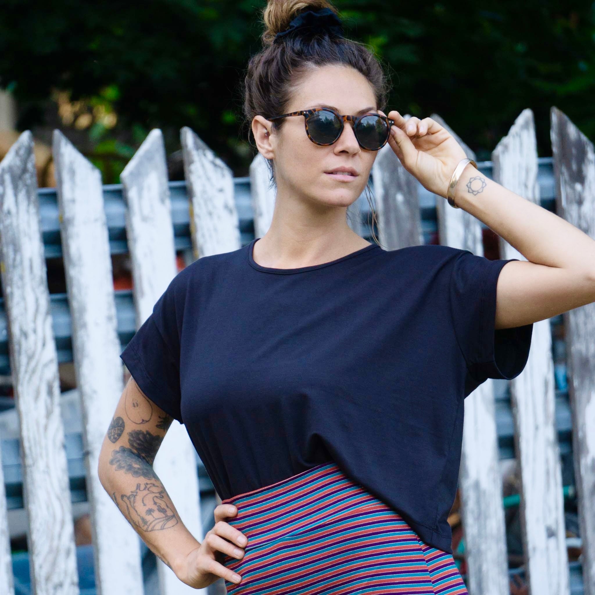 Anai Crop || Black