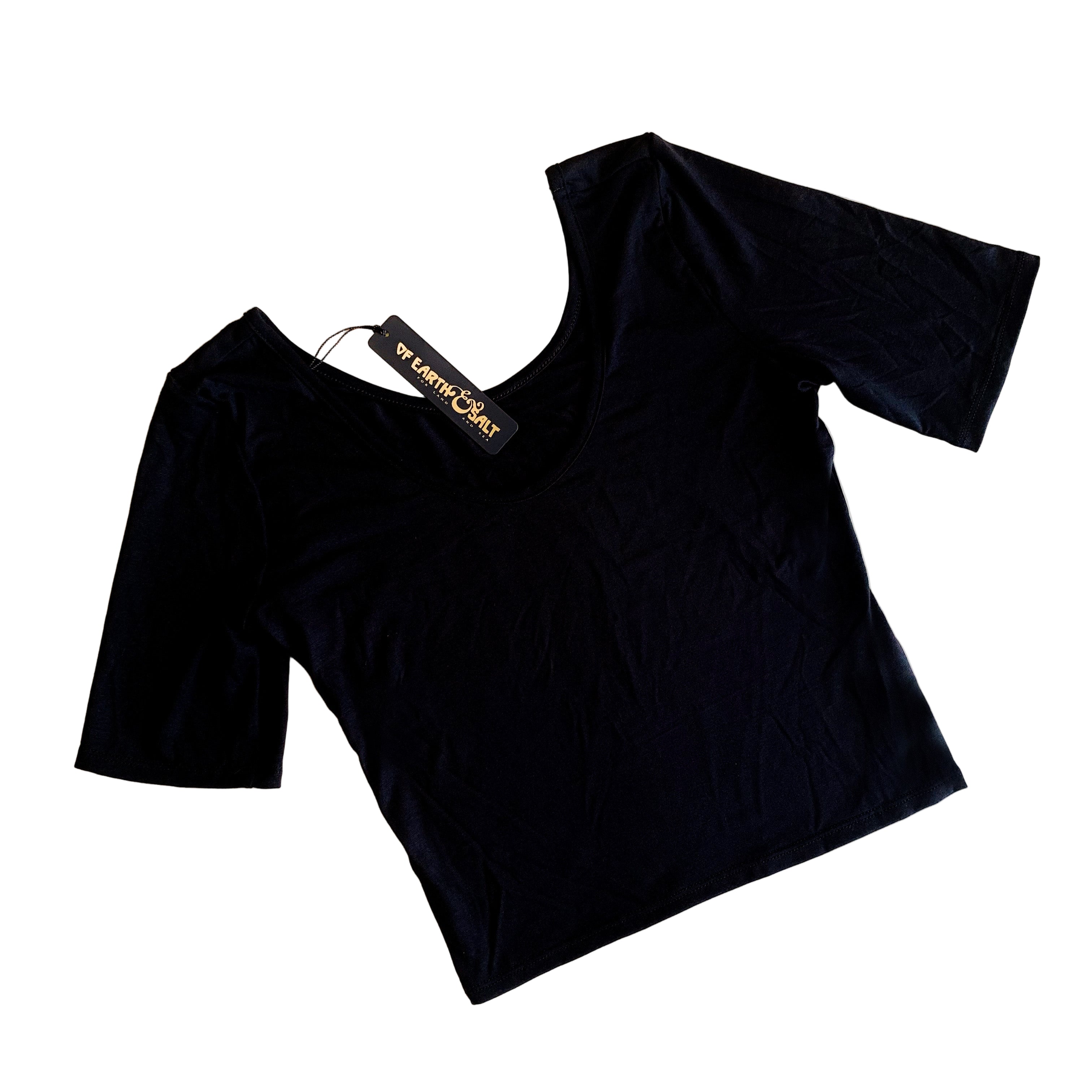 Ballet Top || Black Cotton