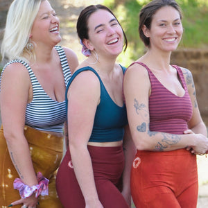 Crop Tank || Madrone Stripe