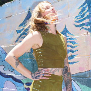 Switchable Lola Top || Mariachi || Avocado