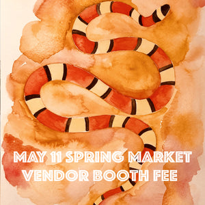 May 10 Spring Market Vendor Booth Fee