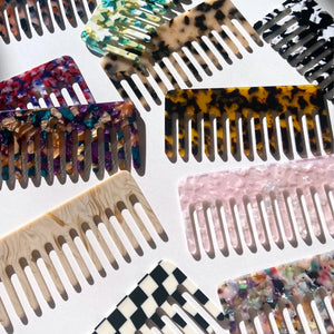 Wide Tooth Acetate Hair Comb