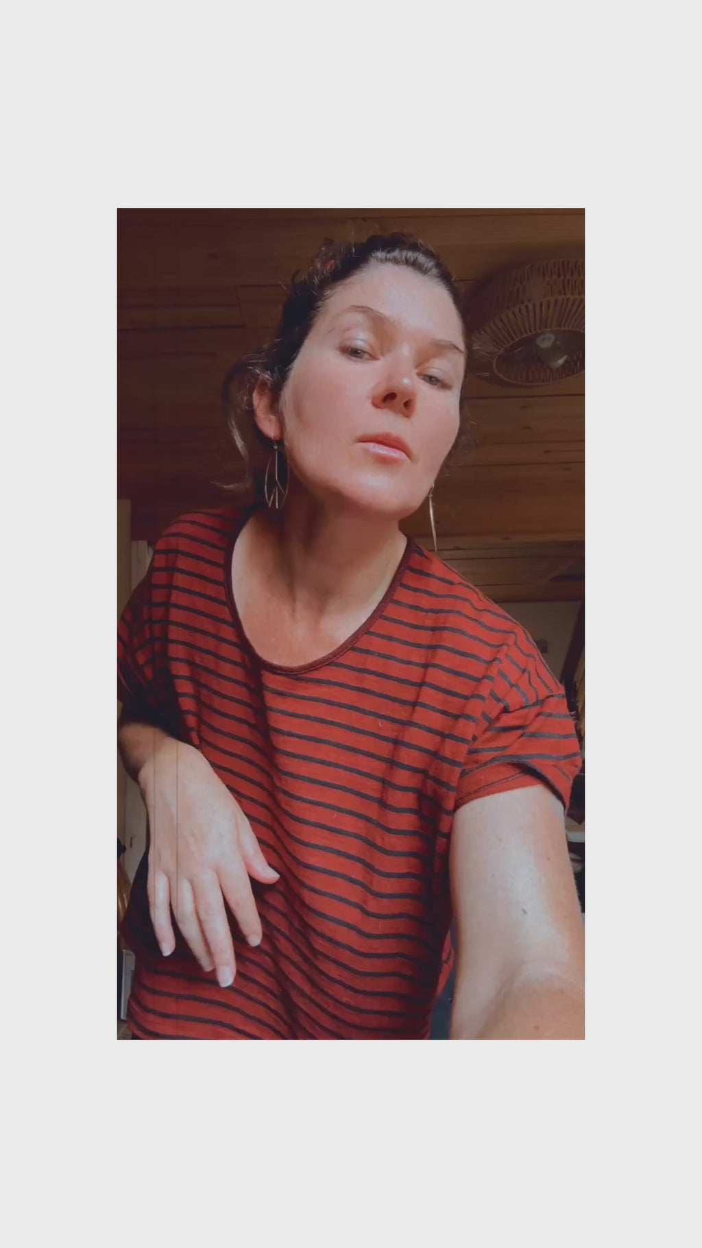 Brass Peace Sign Earrings