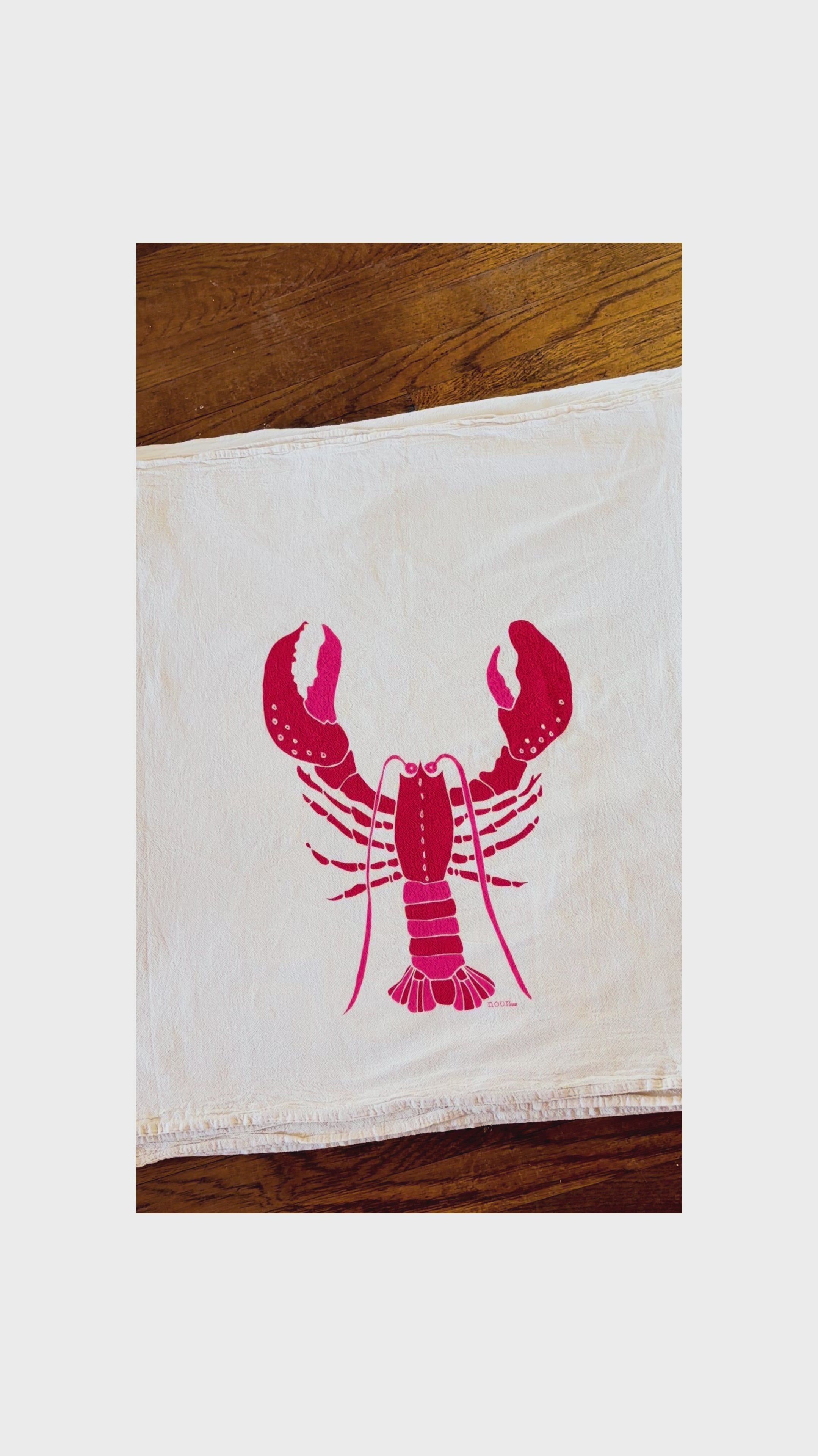 Hearts Tea Towel