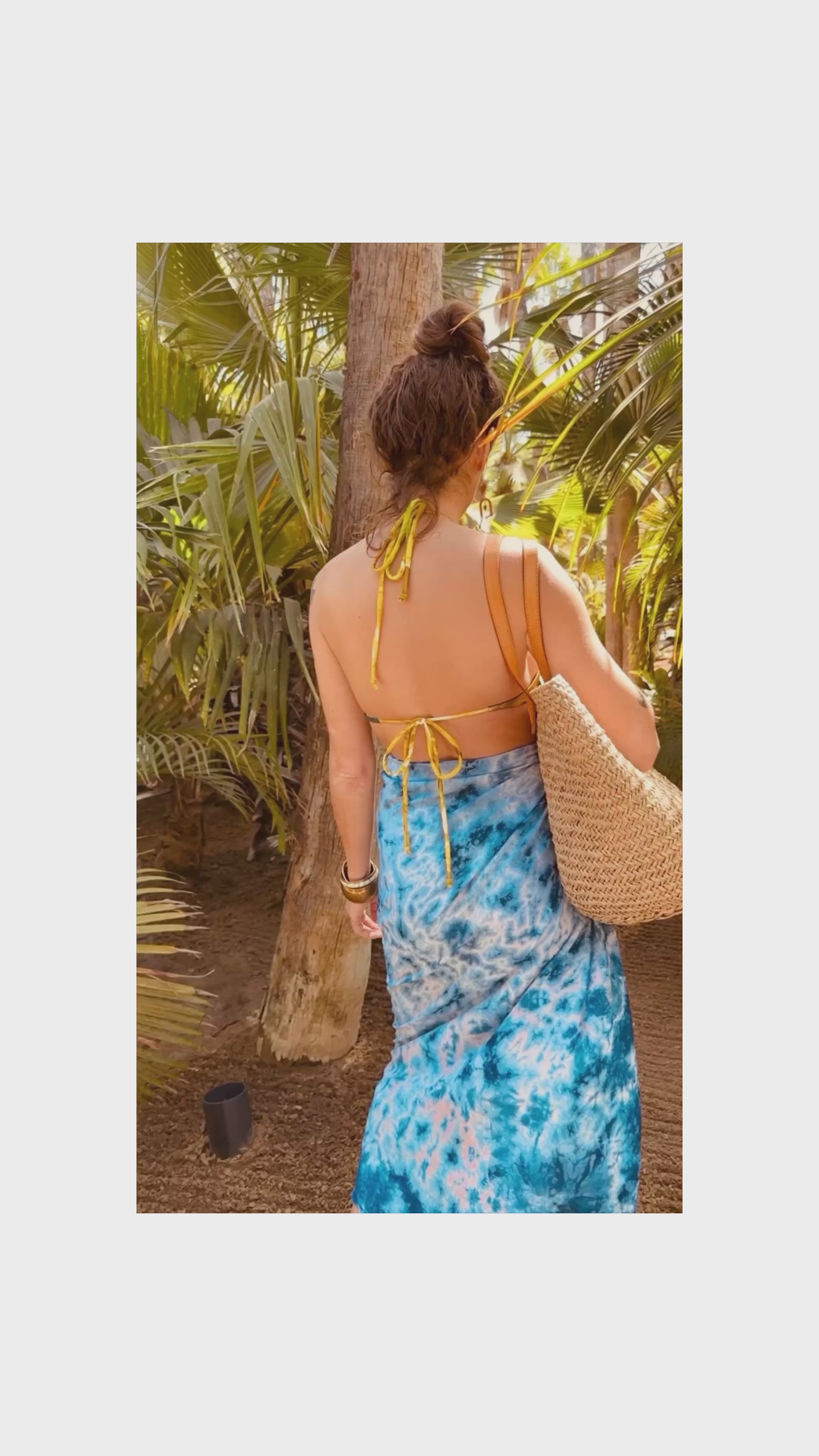 Hand-Dyed Sarong || Indigo