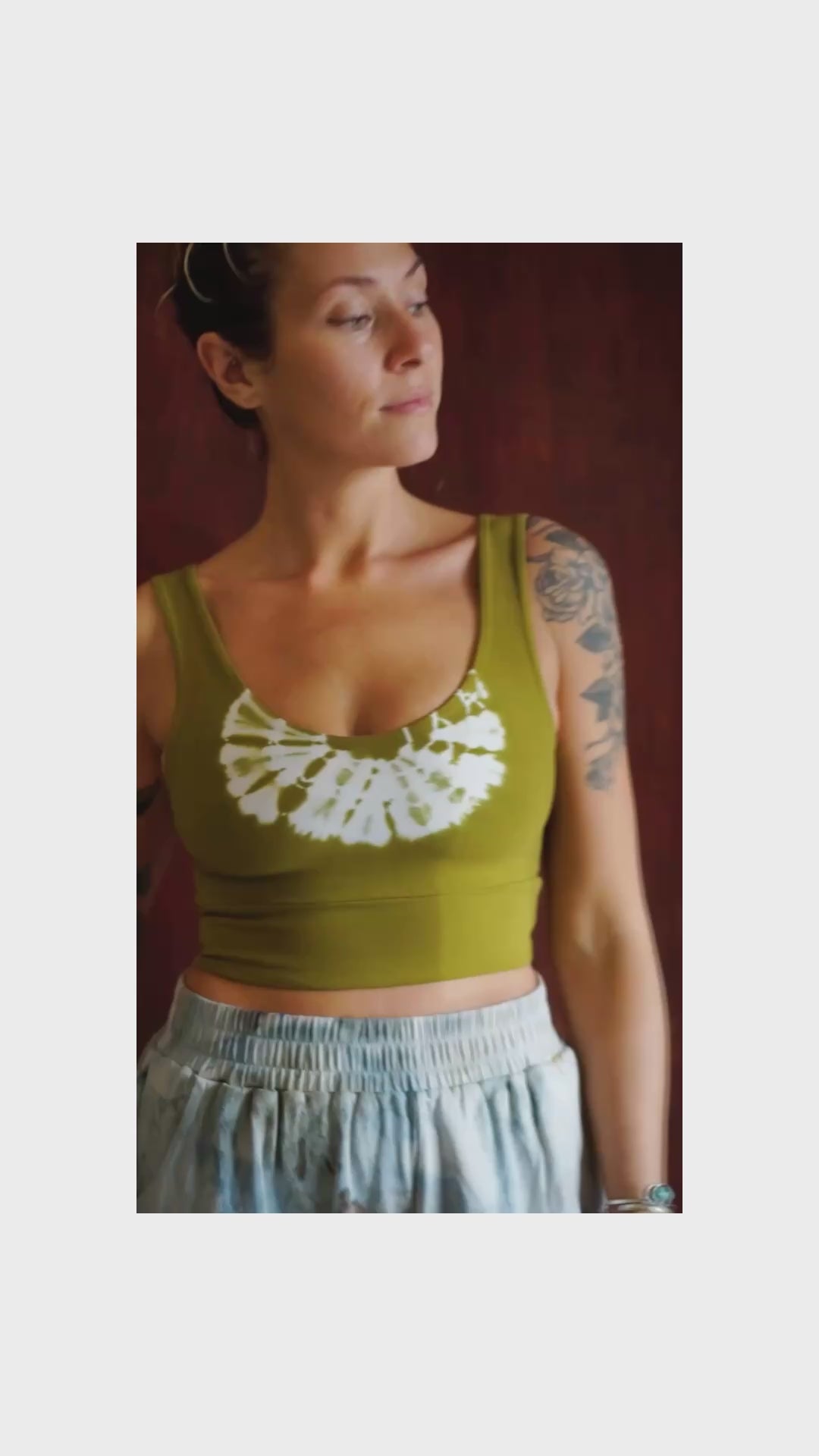 Crop Tank || Urchin || Fennel