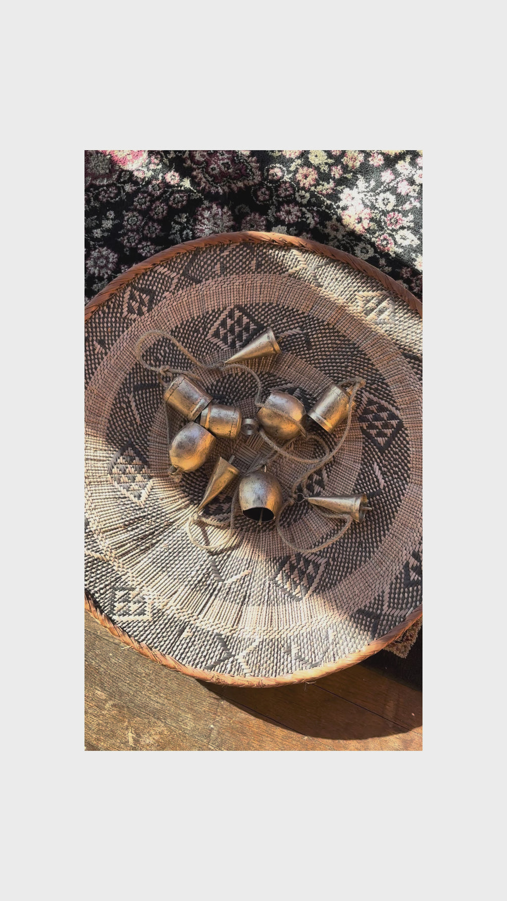 Rustic Bell Hanging Garland