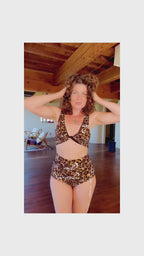 Crop Tank || Leopard
