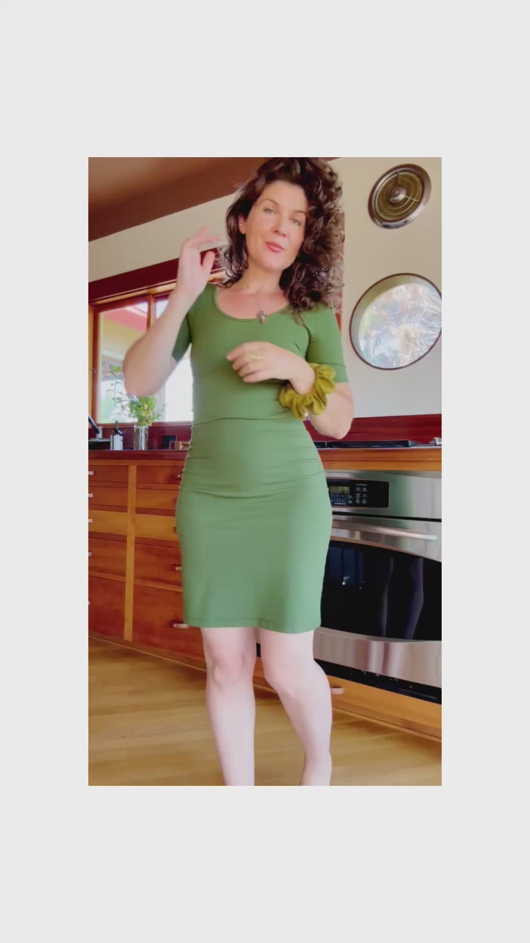 Kristina Skirt || Eastern Olive