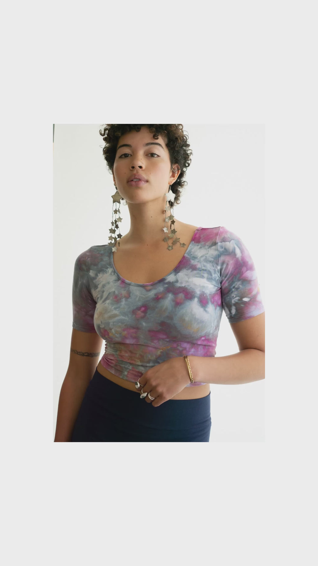 Ballet Top || Ice Dye || Ocean Jasper