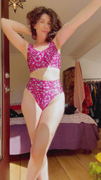 Swim Crop Tank || Baby's Breath