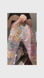 Hand-Dyed Leggings || Ice Dye || Ocean Jasper