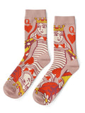Crew Socks || Queen of Hearts