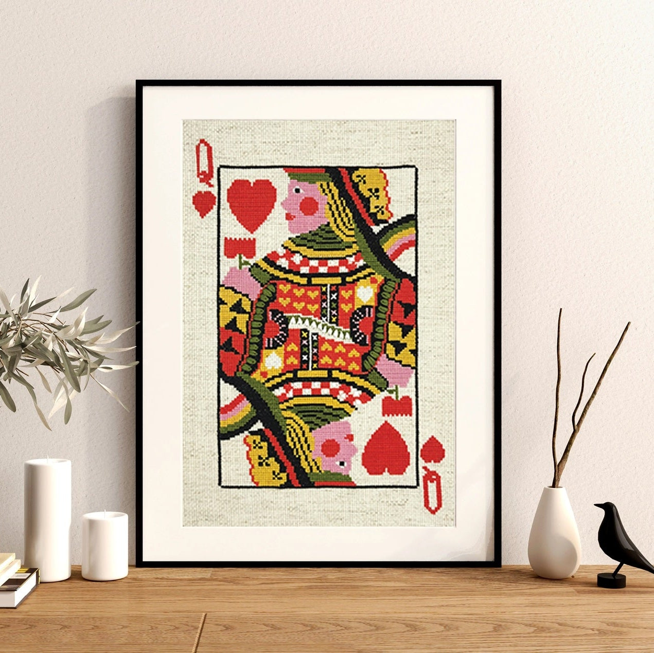 Queen of Hearts Cross Stitch Kit