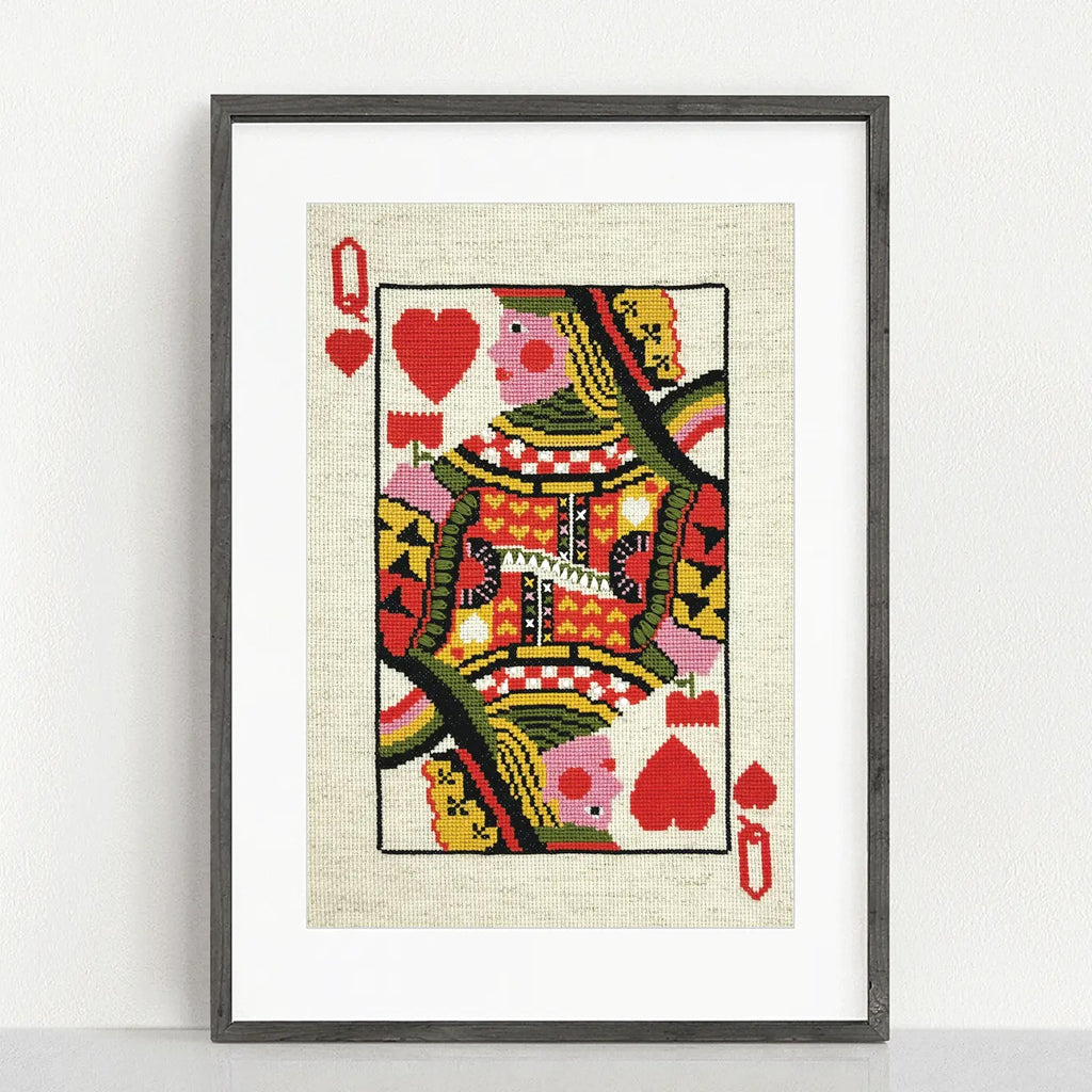 Queen of Hearts Cross Stitch Kit
