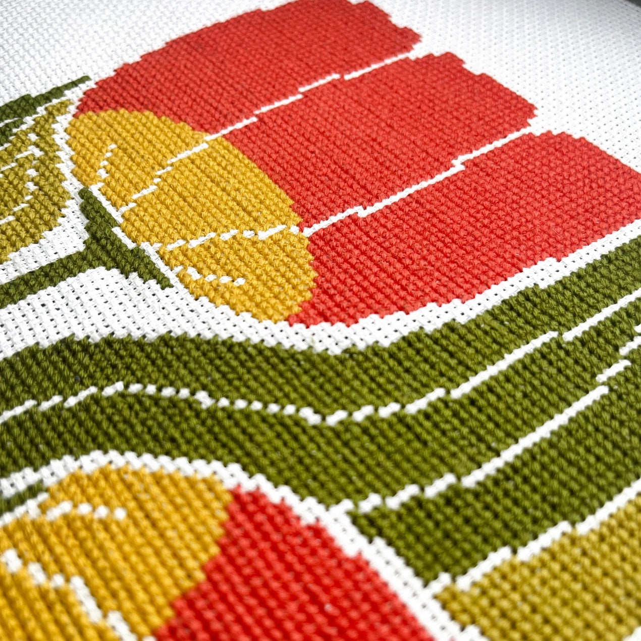 Twin Blooms Beginner Cross Stitch Kit