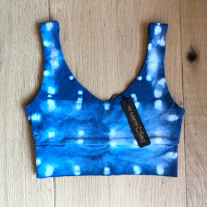 Crop Tank || Nirvana || Indigo