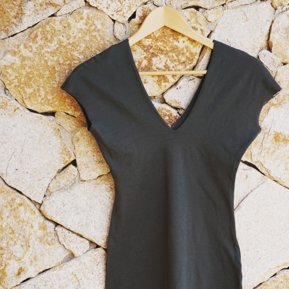 Maya Slip Dress  || Eastern Olive