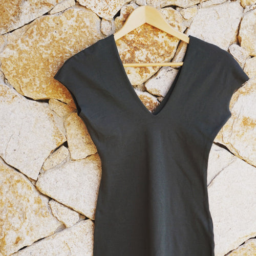 Maya Slip Dress  || Eastern Olive