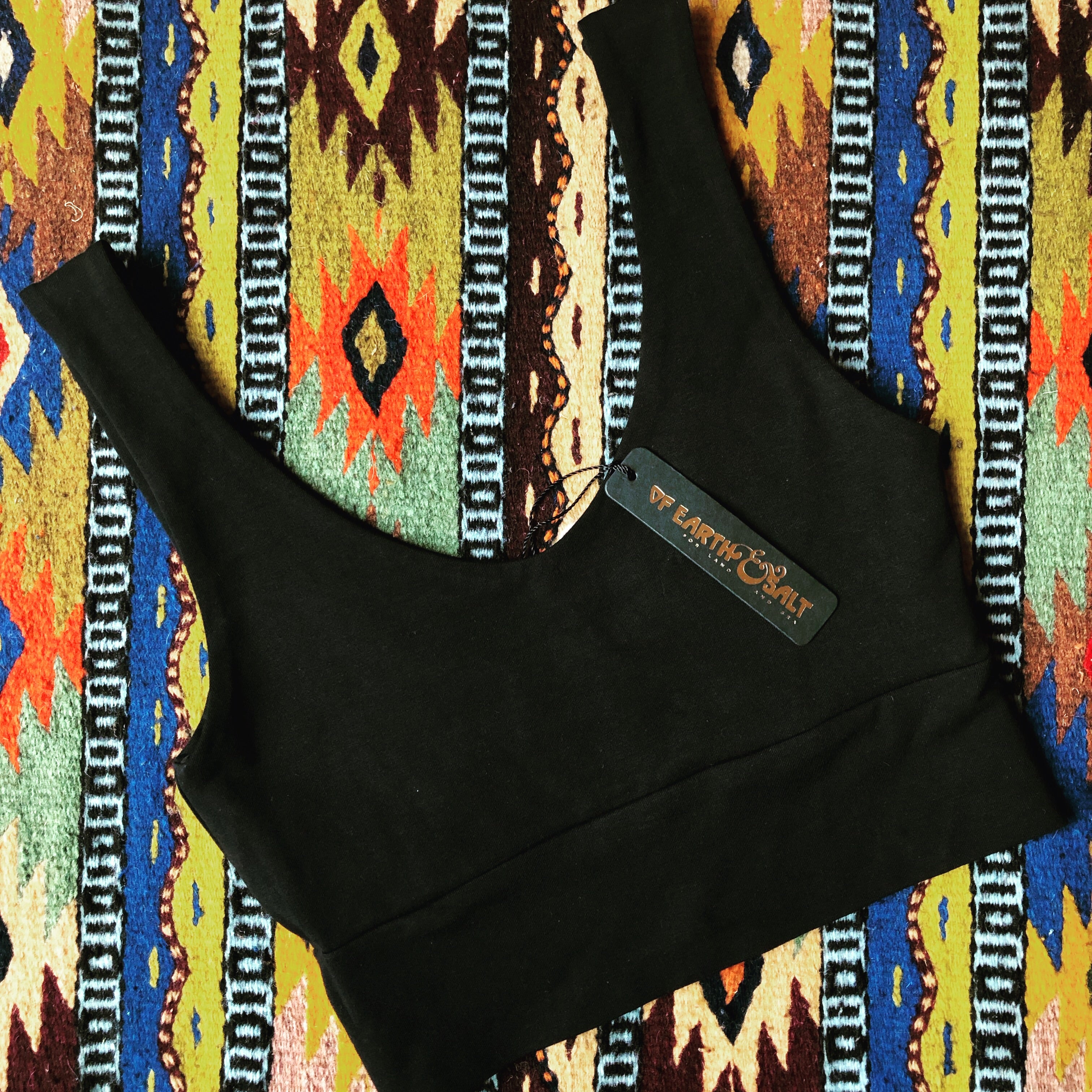 Crop Tank || Black