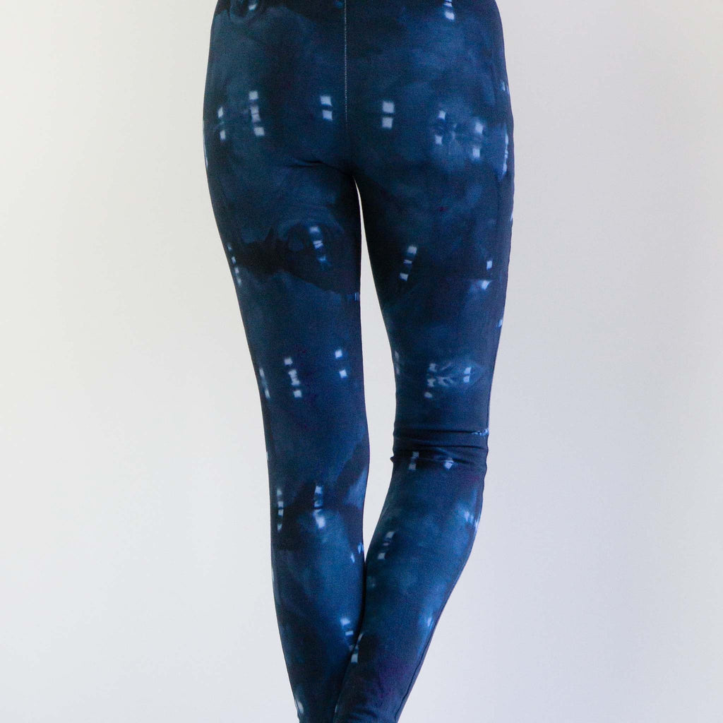 Hand-Dyed Leggings || Nirvana || Raven