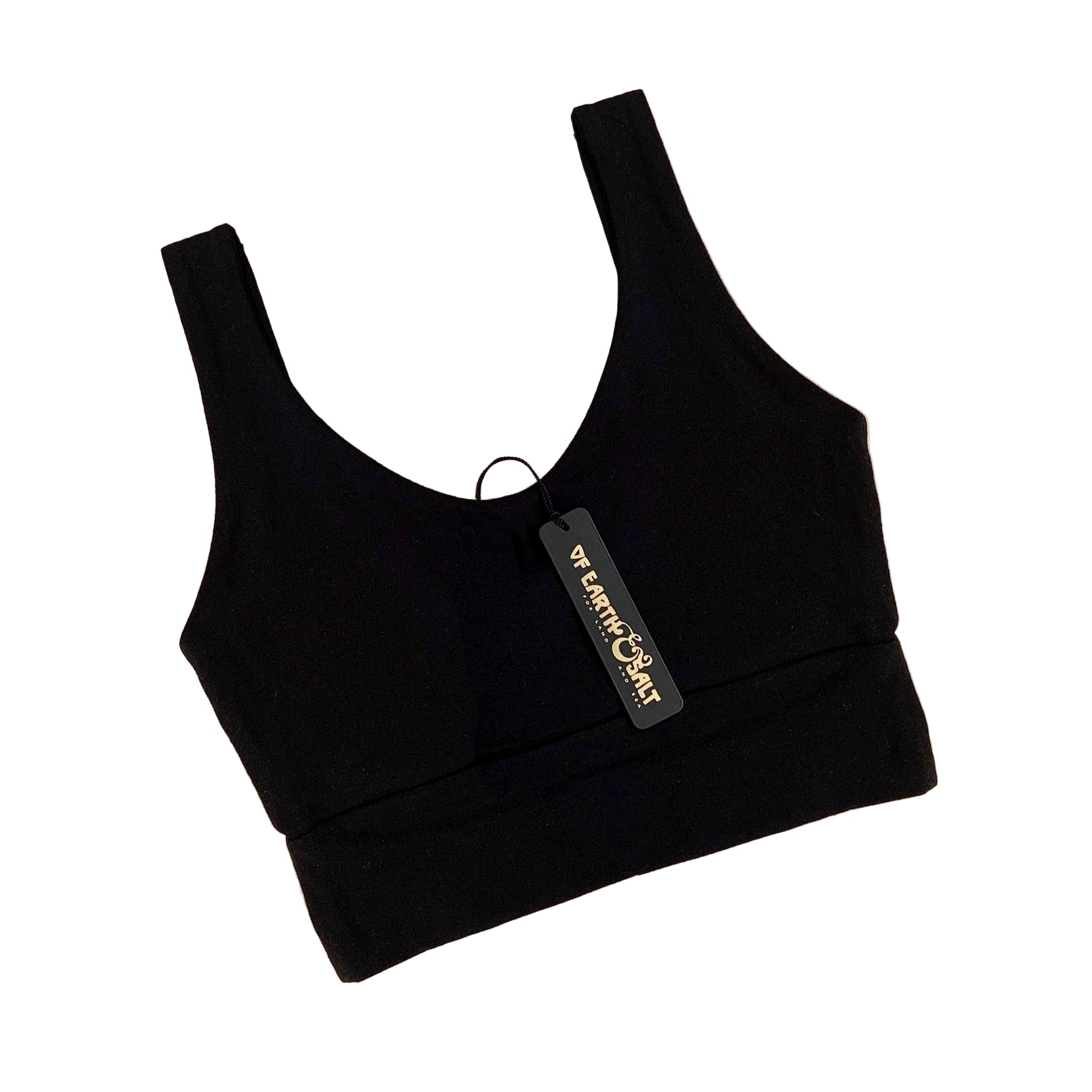 Crop Tank || Black