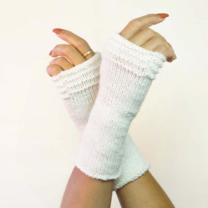 Hand-Knit Fingerless Gloves