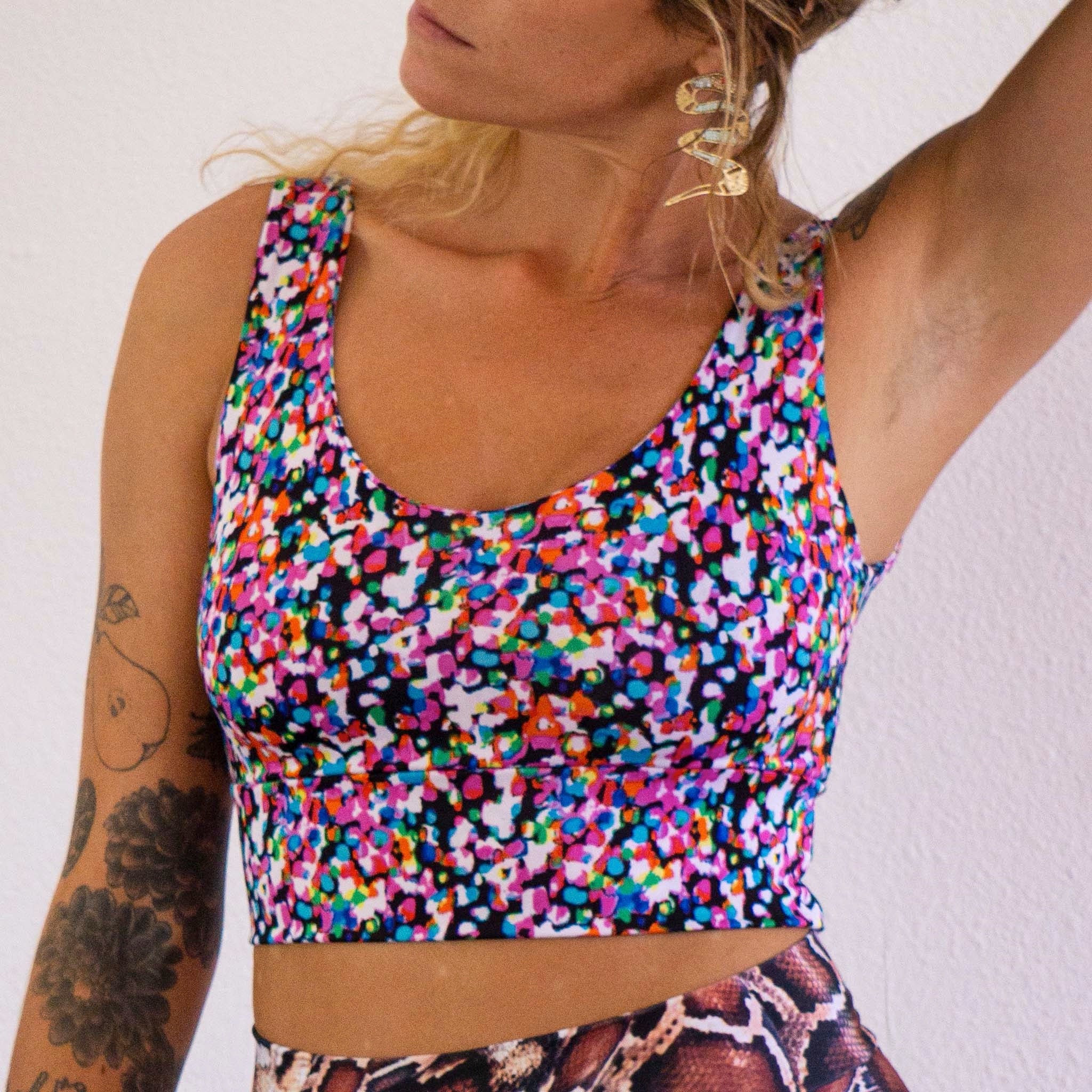 Crop Tank || Rayon || Party Pop