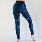 Hand-Dyed Leggings || Nirvana || Raven