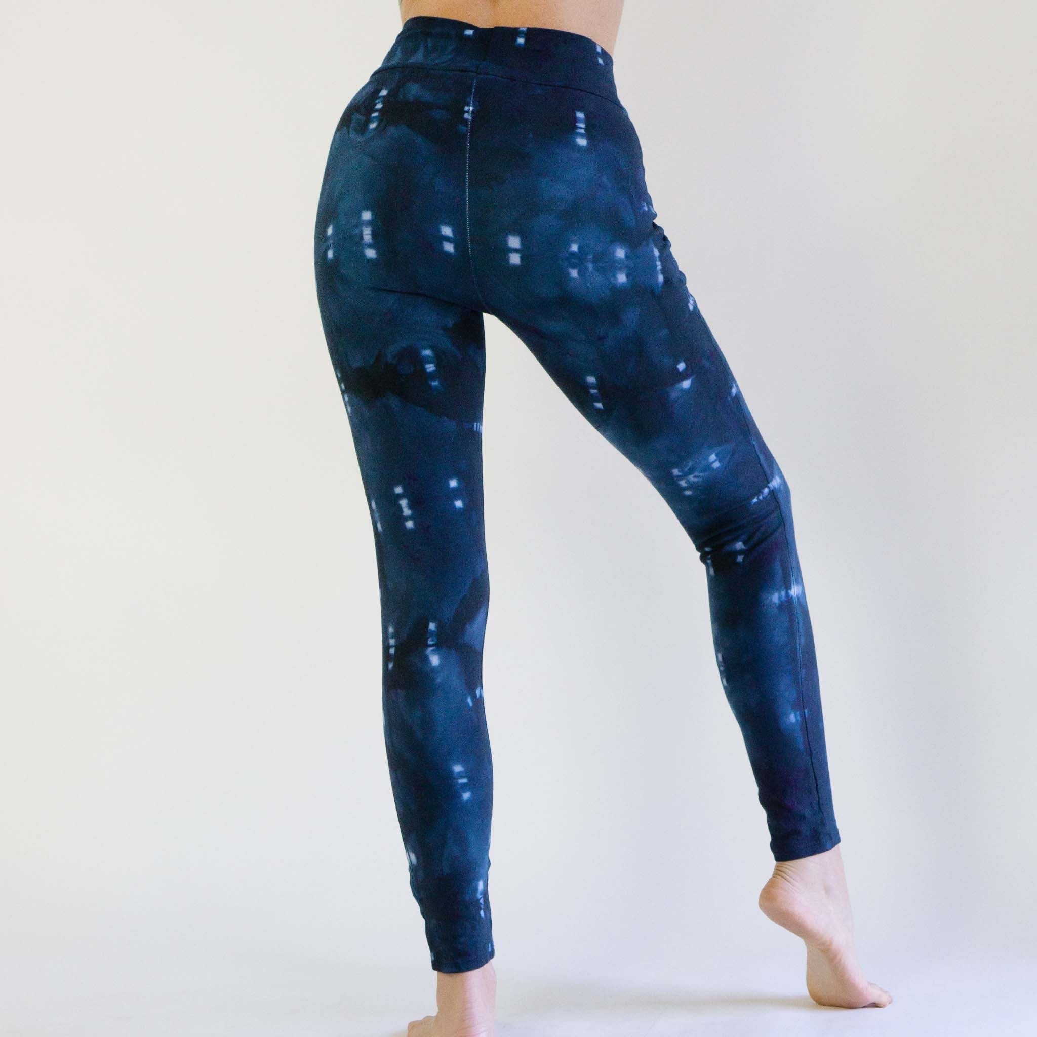 Hand-Dyed Leggings || Nirvana || Raven
