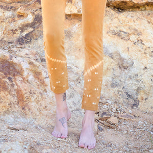 High Rise Cotton Leggings || La Paz || Warm Bronze