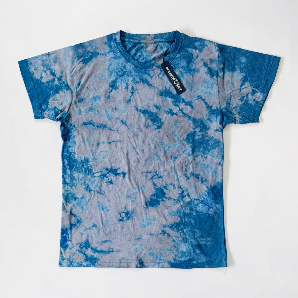 Organic Faire Trade T-Shirt || Indigo on mushroom