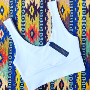 Crop Tank || White