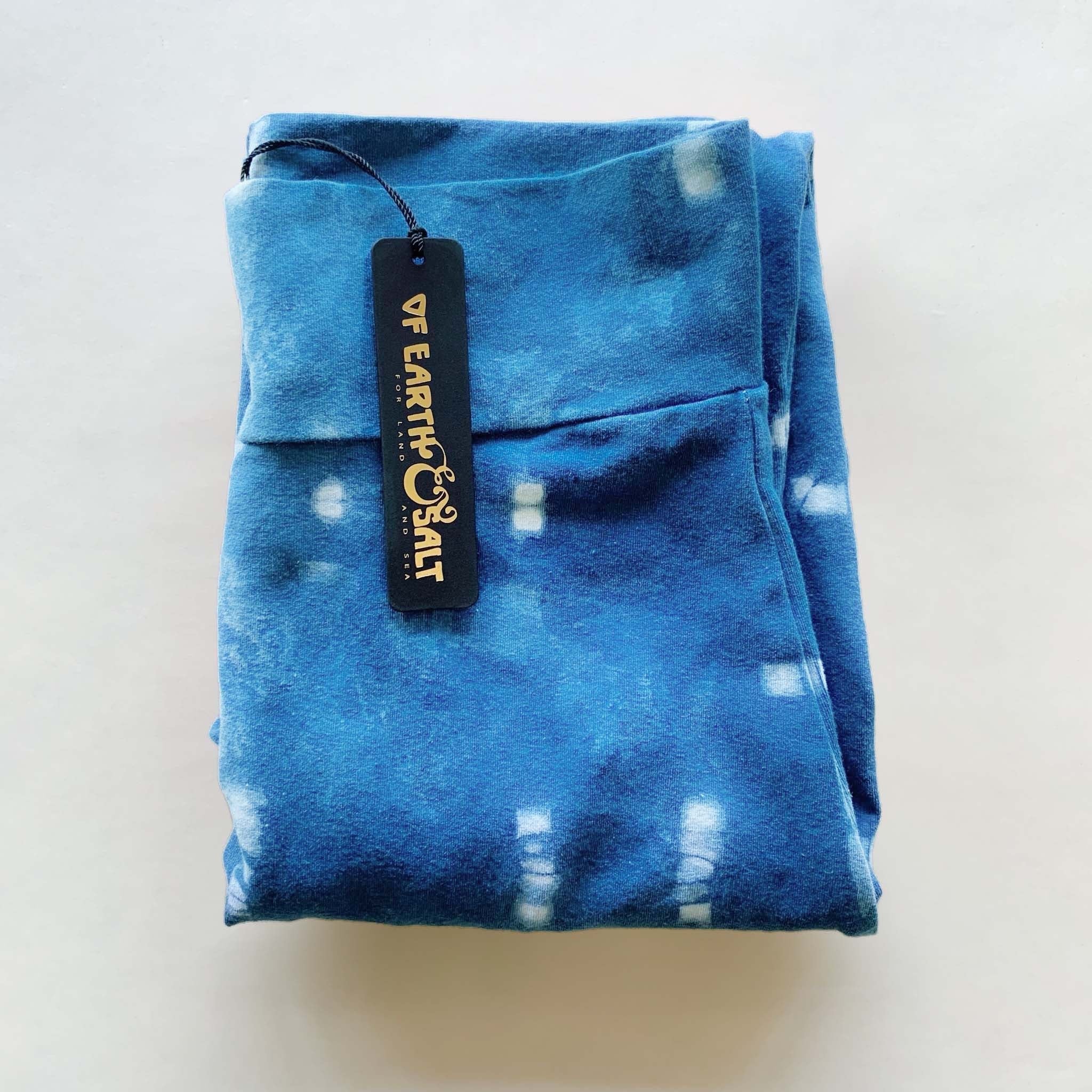 Hand-Dyed Leggings || Nirvana || Indigo