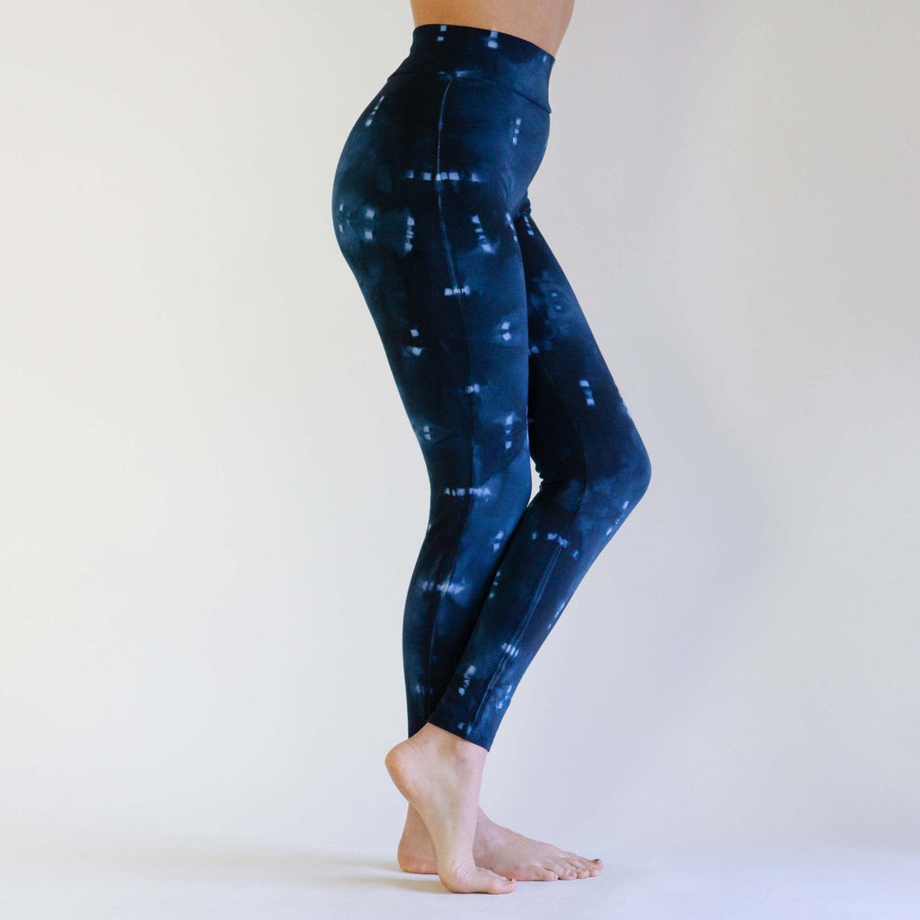 Hand-Dyed Leggings || Nirvana || Raven