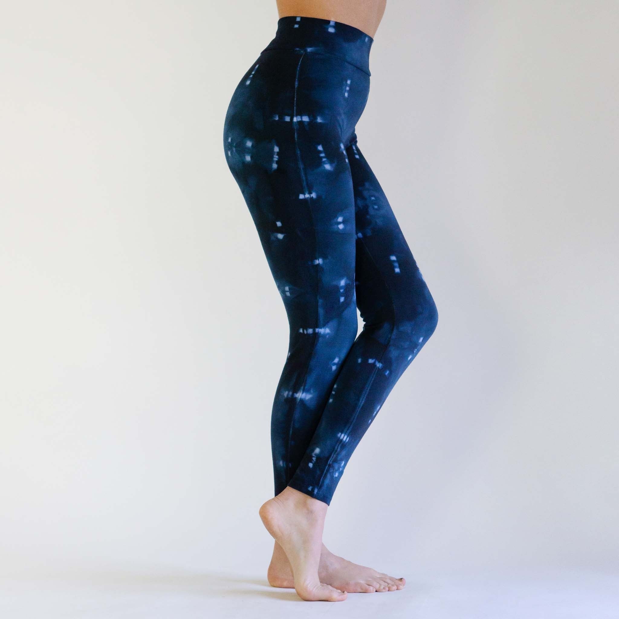 Hand-Dyed Leggings || Nirvana || Raven