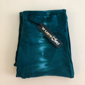 High Rise Cotton Leggings || Feather || Emerald