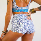 Swim Tap Short || Indigo Dots